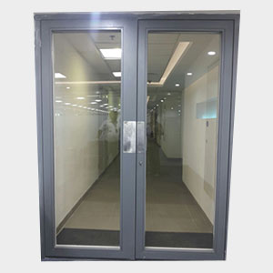 Glass fire rated doors